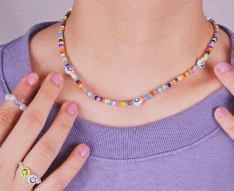 collier de perles kidcore diy tendance mode