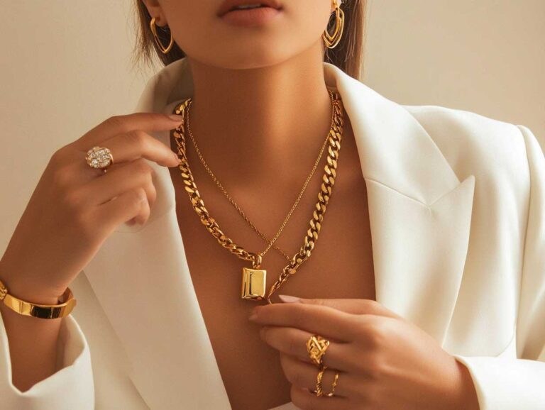 bijoux : assortiment de bijoux élégants et variés