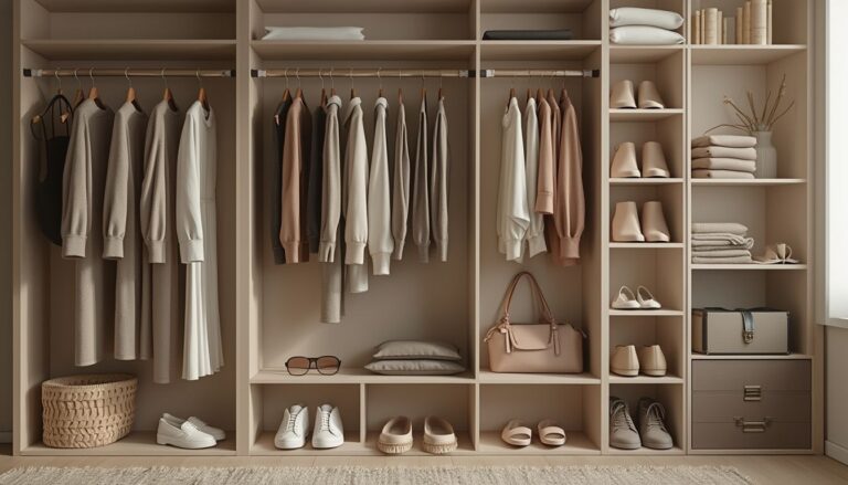 garde-robe minimaliste : vêtements essentiels, neutres et intemporels