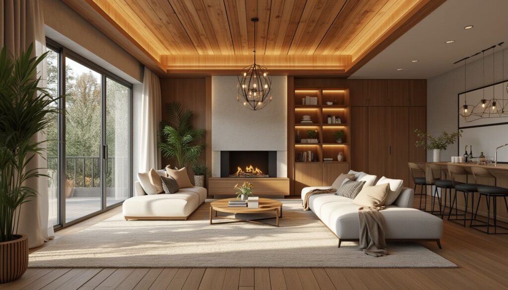 Éclaircissez vos poutres de plafond pour un intérieur chaleureux — free download