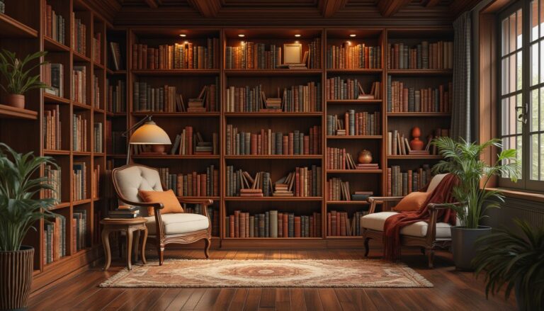 bibliothèque DIY : bibliothèque modulaire et personnalisée dans un intérieur moderne