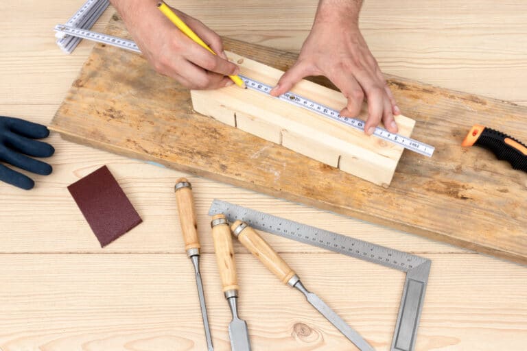 banc en bois : banc en bois fait maison pour entrée