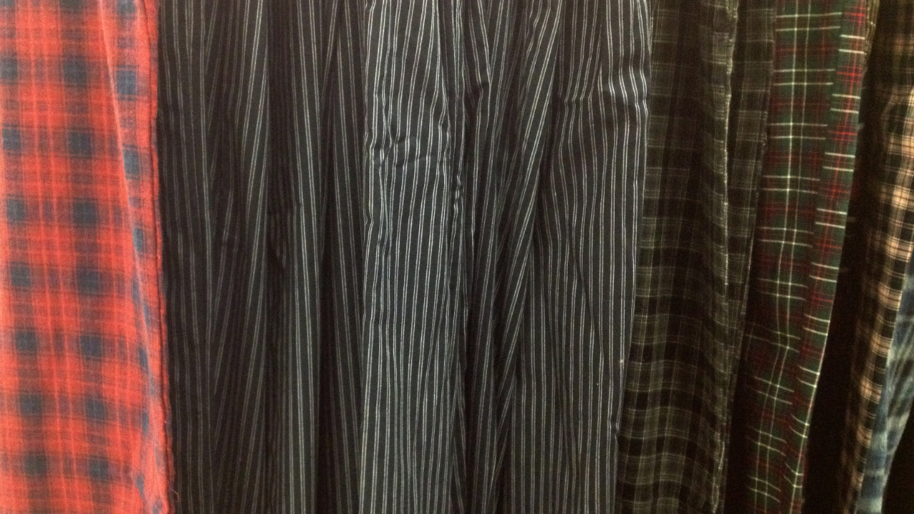 Pantalons à carreaux