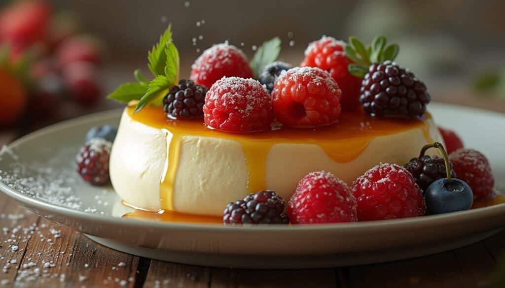 dessert mascarpone : dessert crémeux au mascarpone avec fruits frais