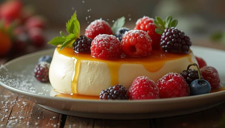 dessert mascarpone : dessert crémeux au mascarpone avec fruits frais