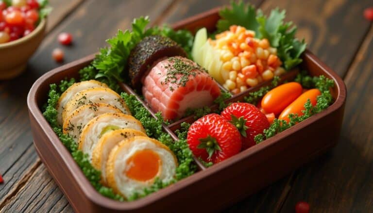bento boxes : boîte compartimentée avec repas équilibré