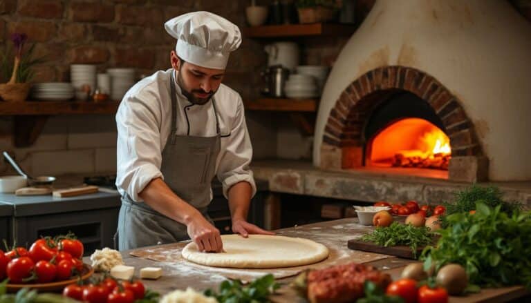 pâte à pizza napolitaine : boule de pâte à pizza fraîche prête à être cuite
