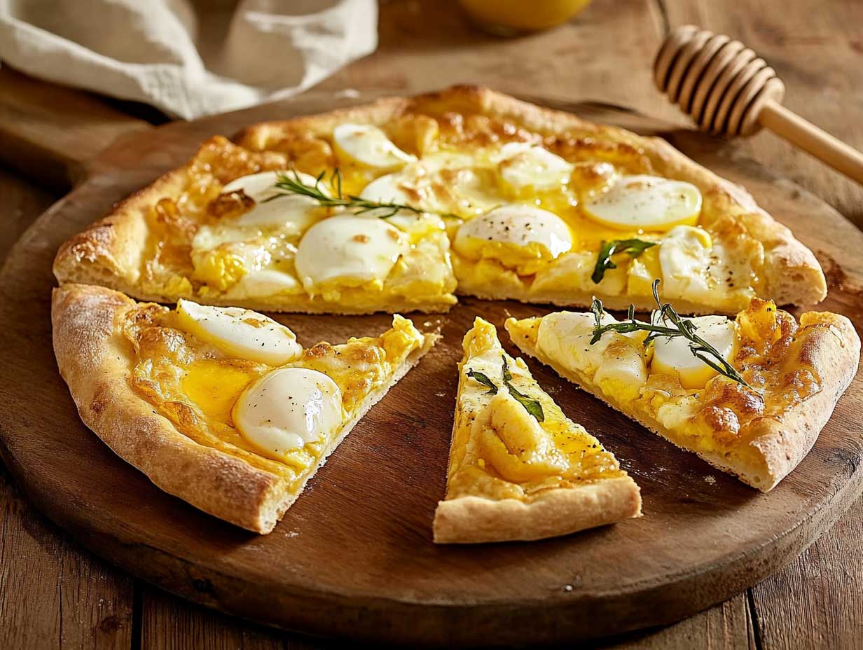 Découvrez la recette facile de la pizza chèvre miel