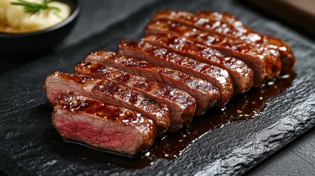 magret de canard au four : plat de magret de canard rôti au four avec légumes et pommes de terre en accompagnement