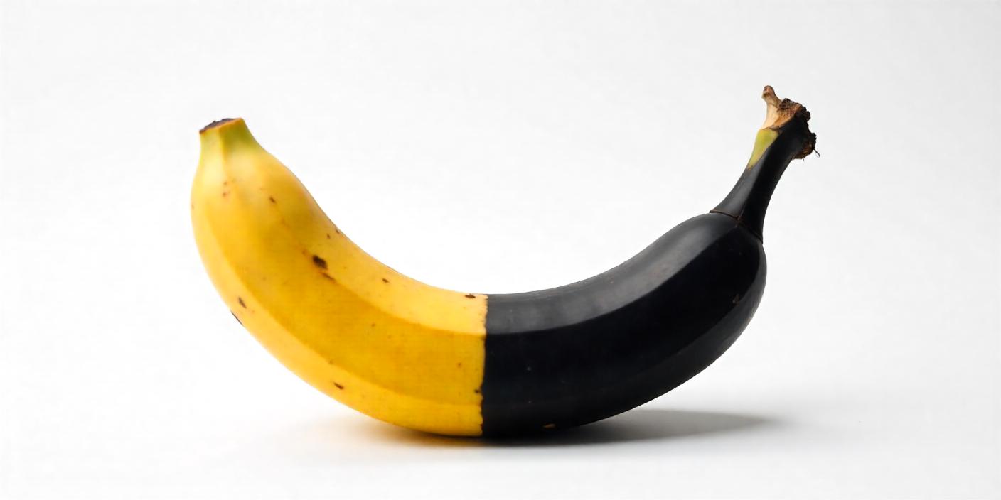 Une banane qui devient noire
