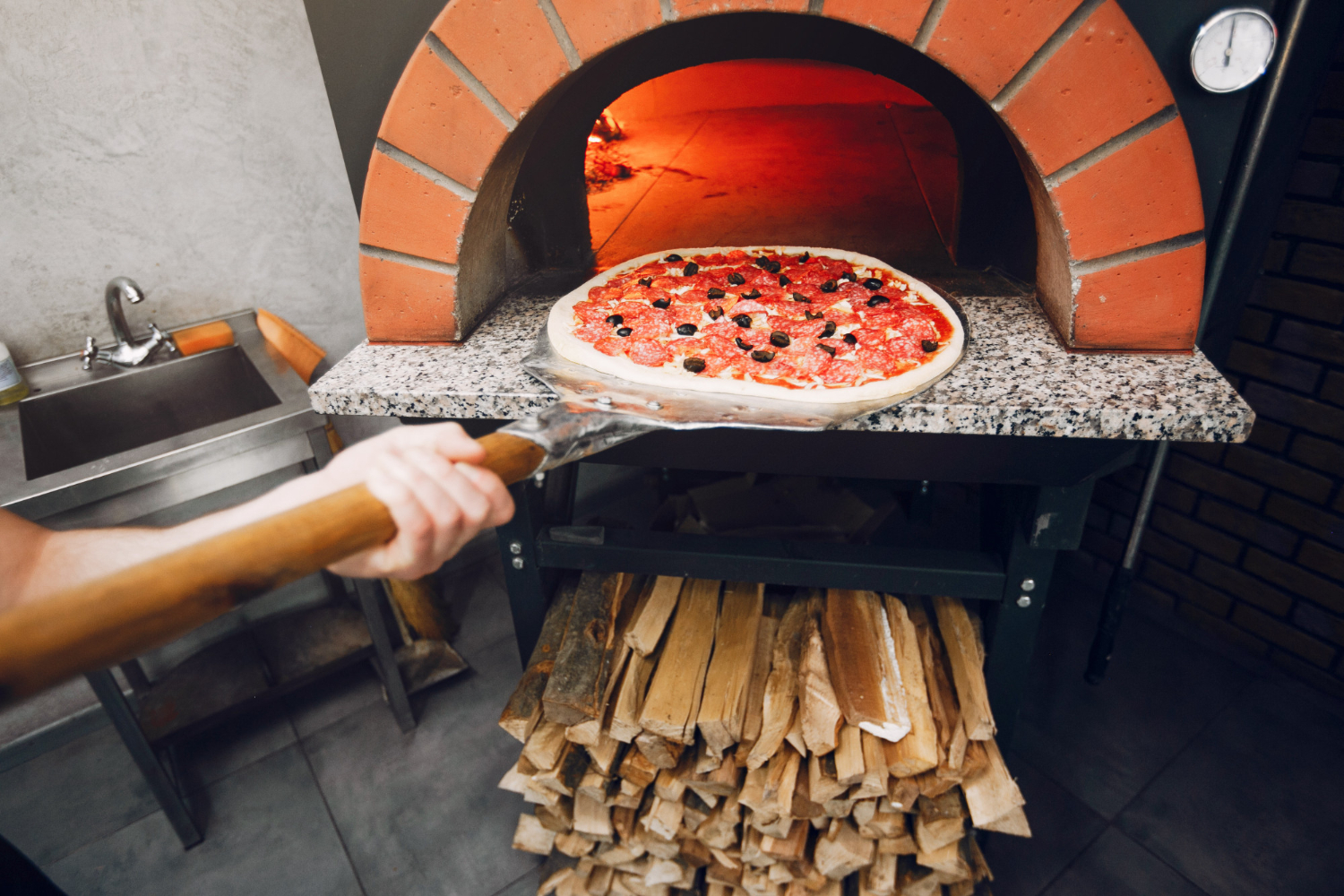Un four pizzaiolo