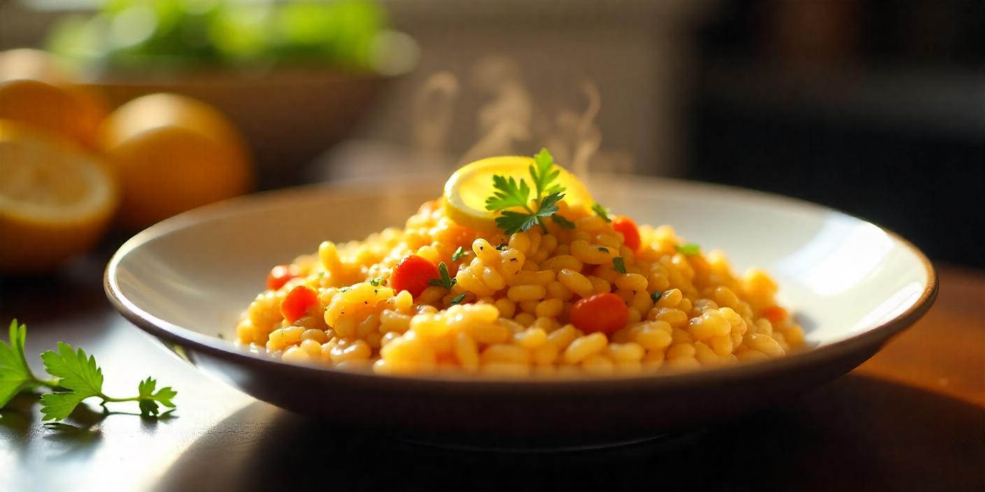 Un risotto au chorizo