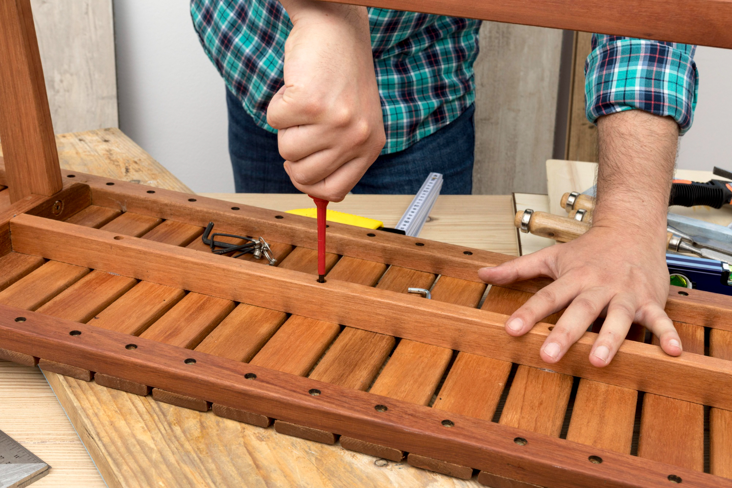 Fabriquer un banc en bois