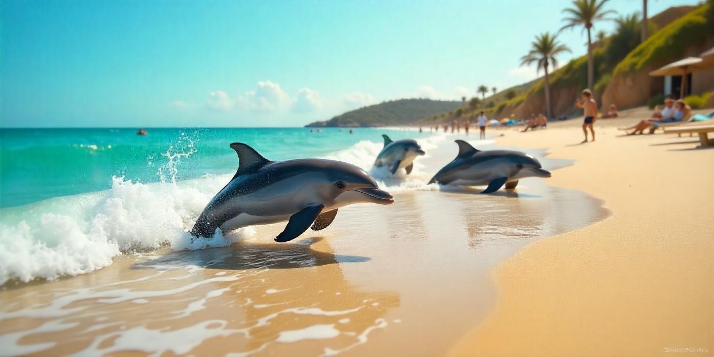 Des dauphins