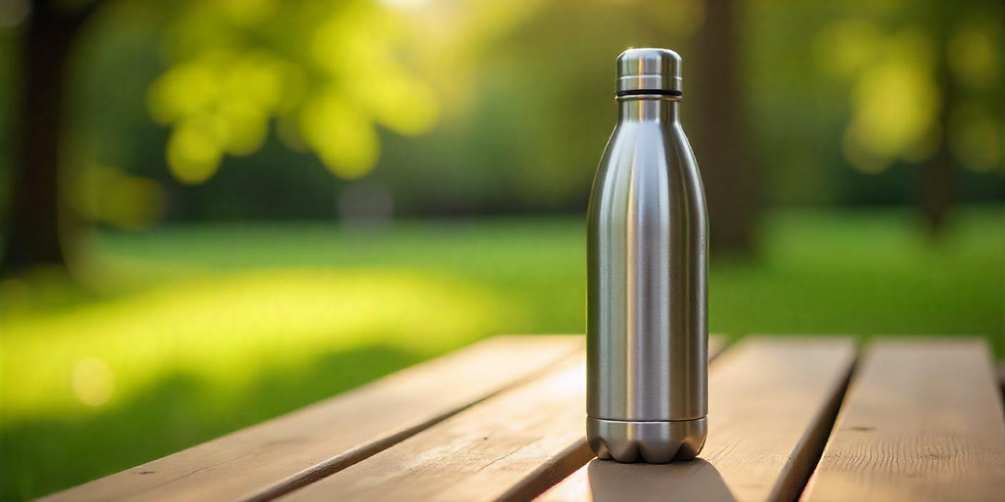 Une gourde en inox