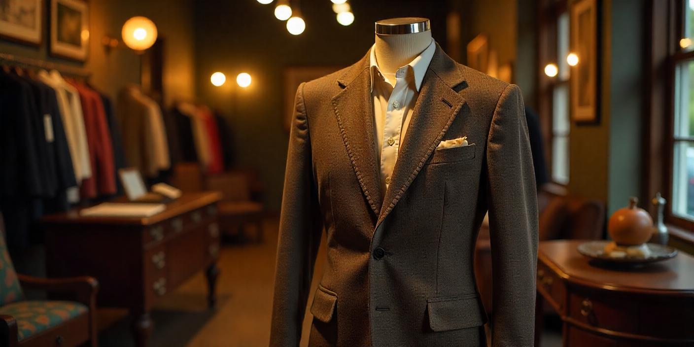 Un blazer en tweed