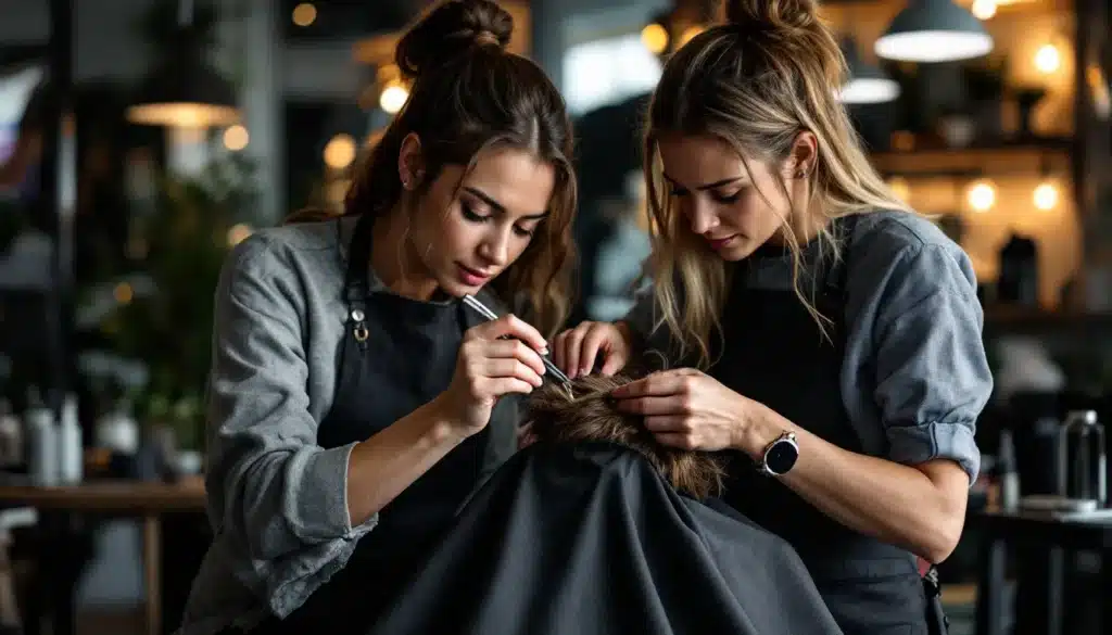 BP coiffure 2025 : apprentis et professionnels en formation moderne