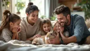 nom de lapin drôle : lapin mignon avec un nom amusant