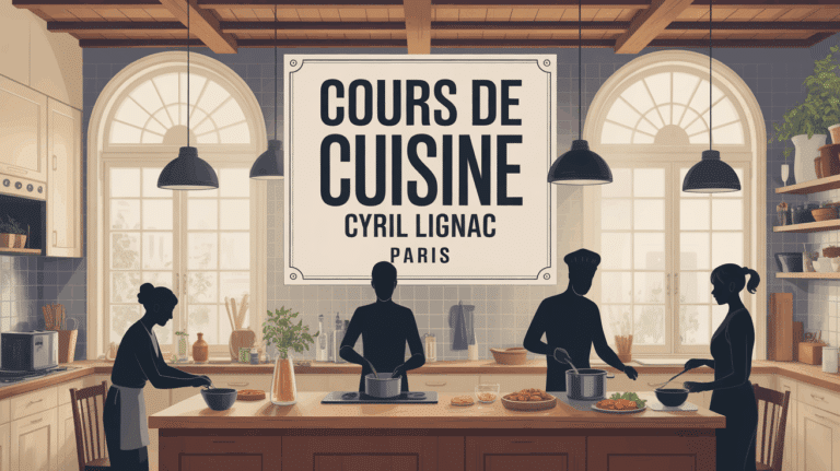 cours cuisine cyril lignac paris atelier convivial