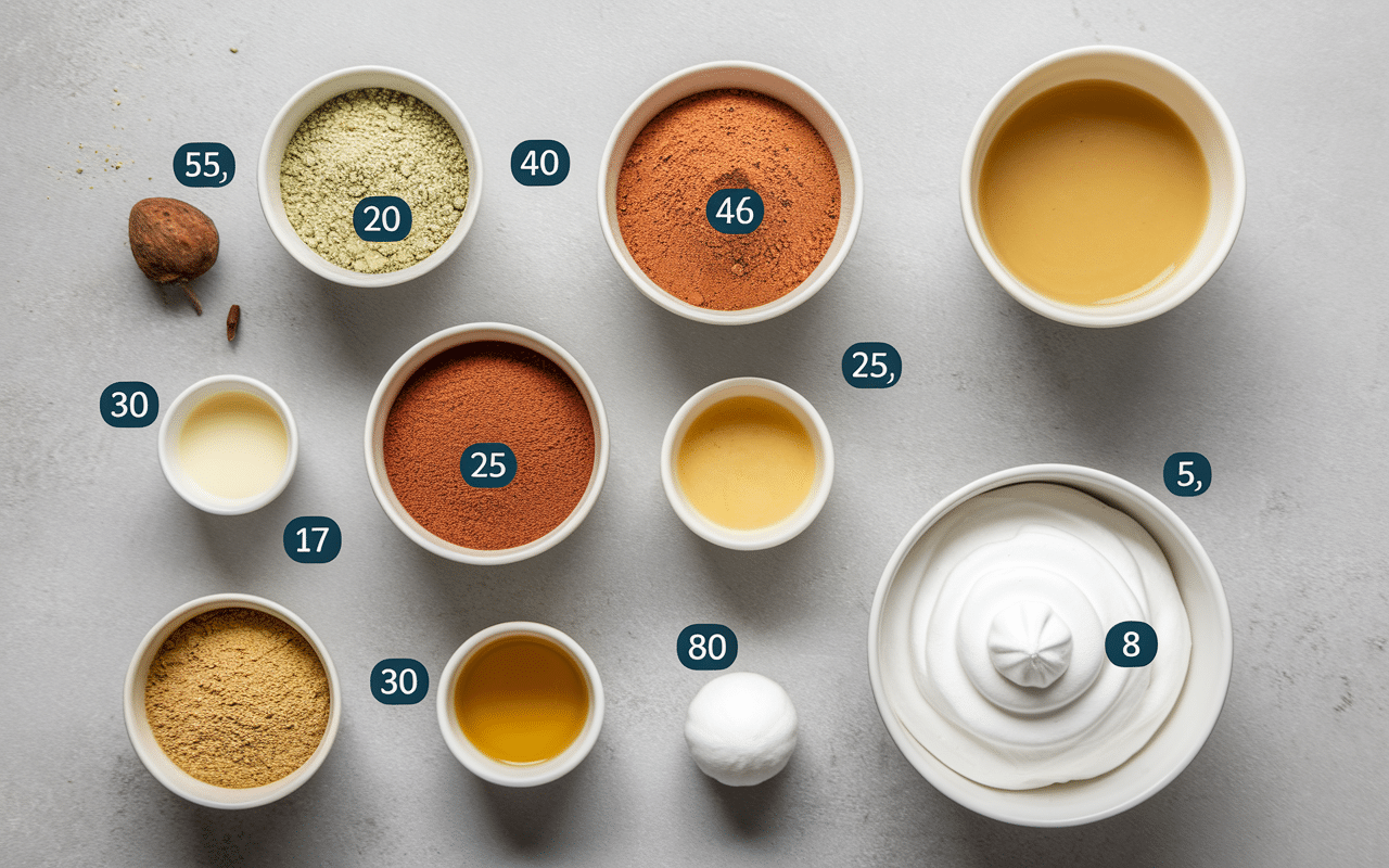 Ingrédients visuels Biscuit Trocadéro sans gluten