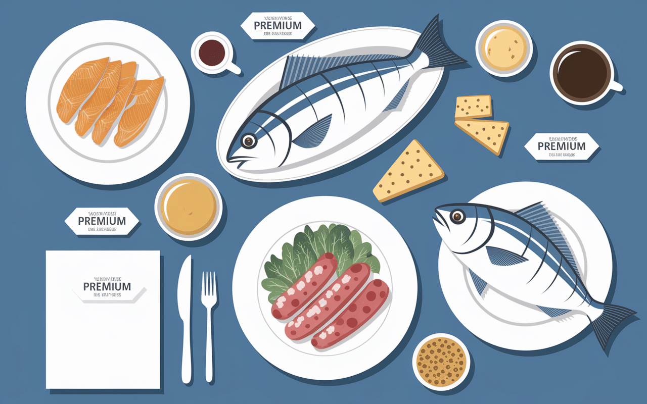 Poissons nobles et ingrédients frais gratin de poisson gastronomique