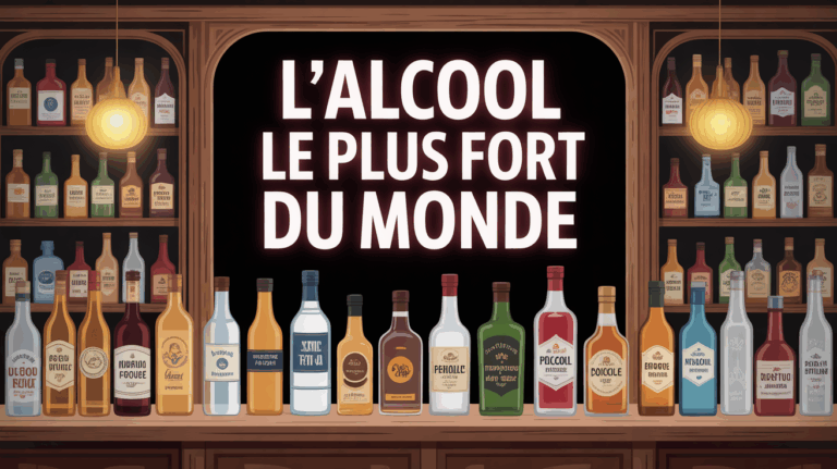 vitrine stylisee bar alcool le plus fort du monde