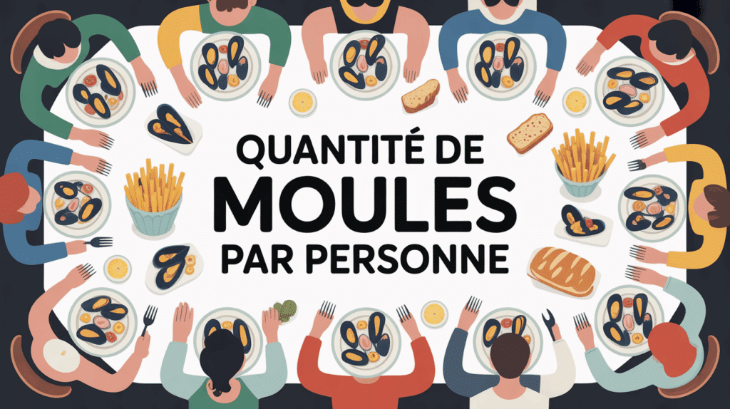 Repas convivial lyonnais moules quantite