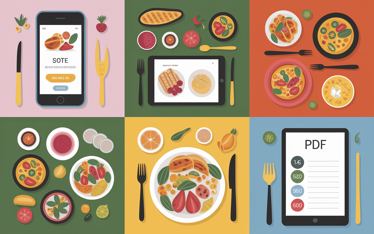 Recettes Actifry gratuites smartphone PDF