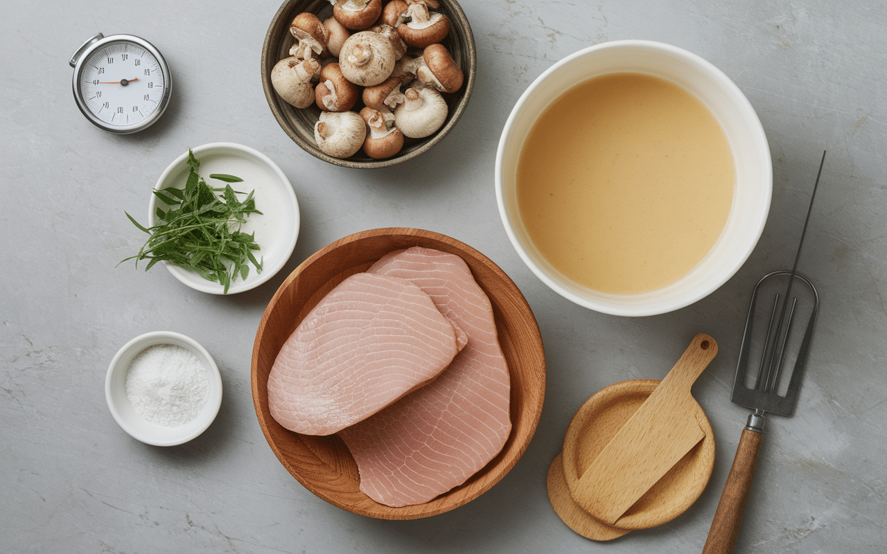 ingredients sauce roti veau quantites ustensiles cuisine