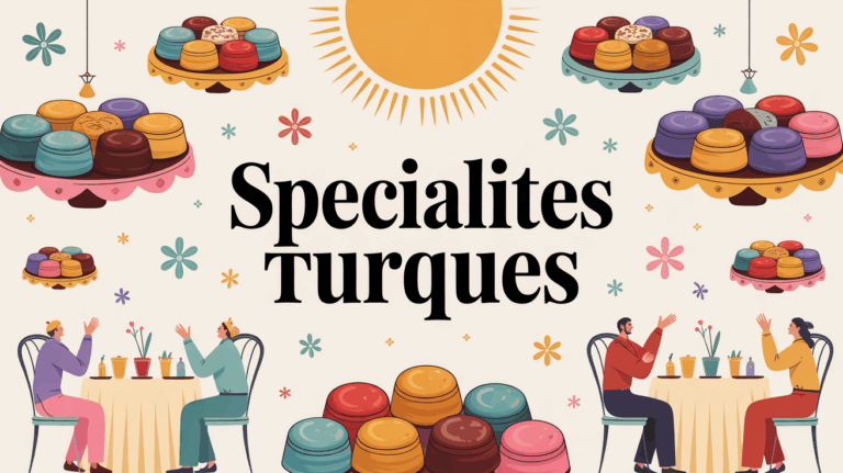 specialites turques loukoums ussel turkish delice illustration conviviale