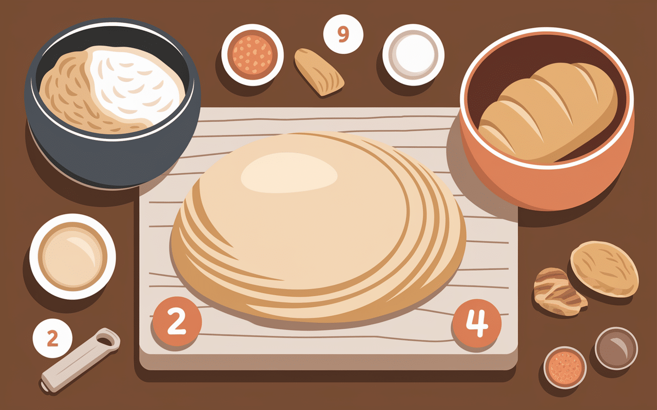etapes recette brioche feuilletee melange tourage tresse