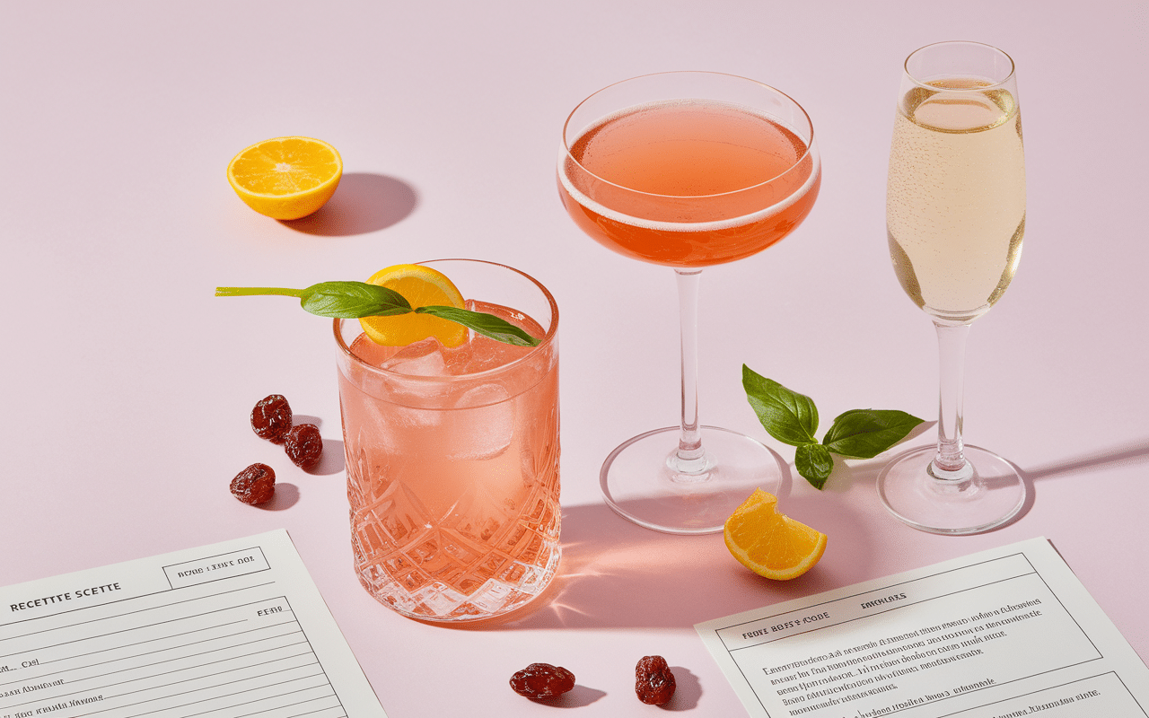 Cocktail CIROC PEACH pêche raisin, fiche recette, ingrédients apéro