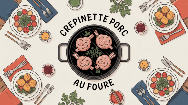 crepinettes de porc au four ambiance lyonnaise
