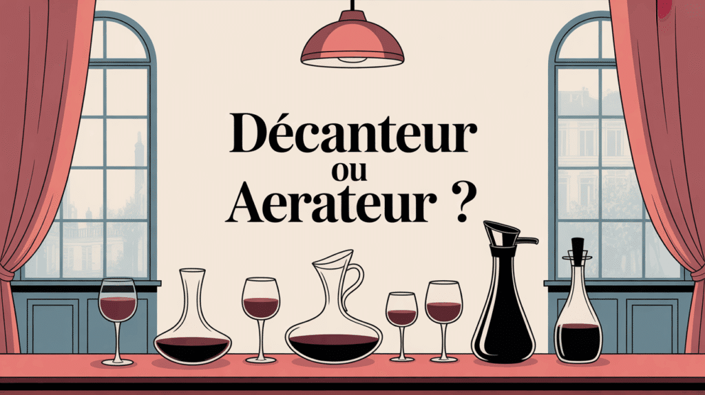 decanteur ou aerateur sur table lyonnaise entre amis