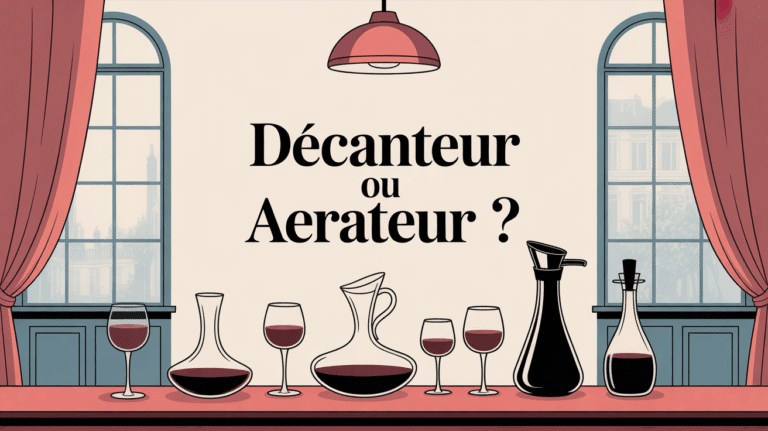 decanteur ou aerateur sur table lyonnaise entre amis