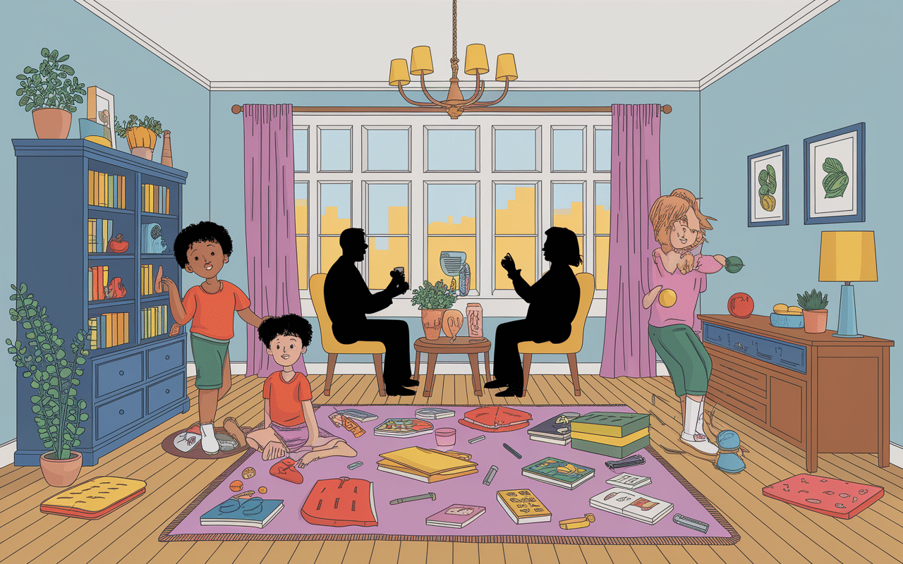 en barigoule intérieur désordonné enfants