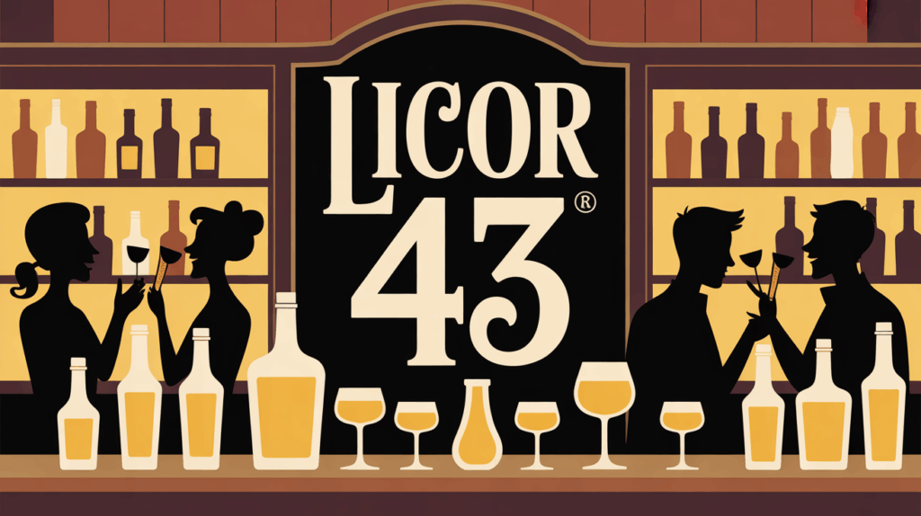 Scène festive bar Licor 43 Lyon