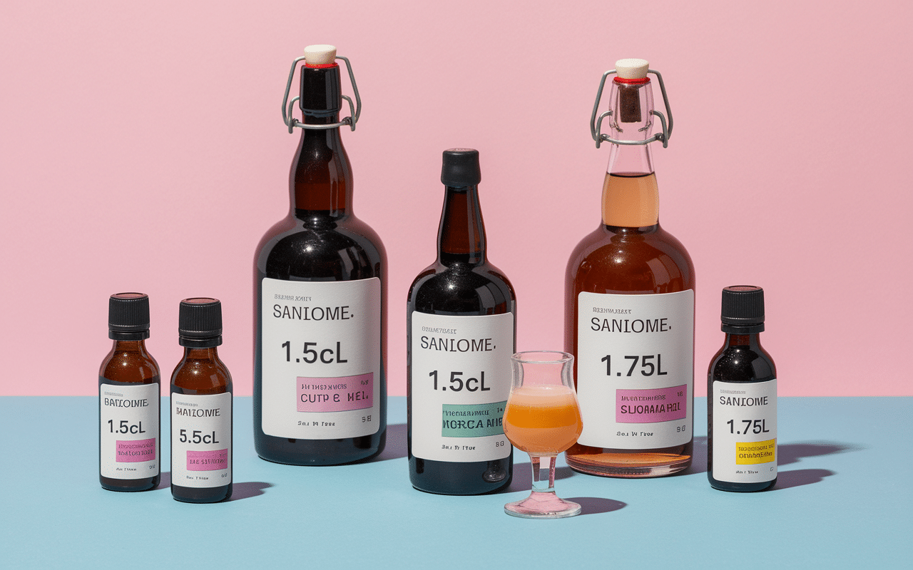Différents formats Licor 43 variantes gourmandes