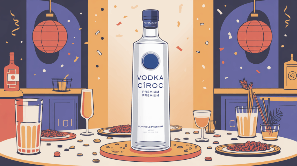 vodka ciroc soirée festive raisin premium