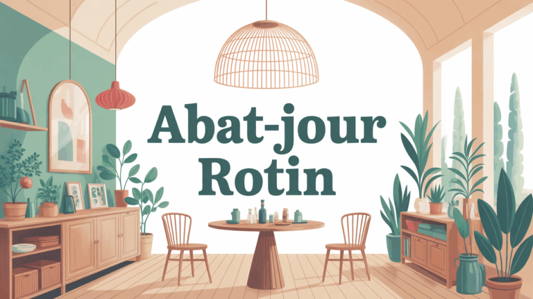Abat jour rotin suspendu interieur lumineux Lyon