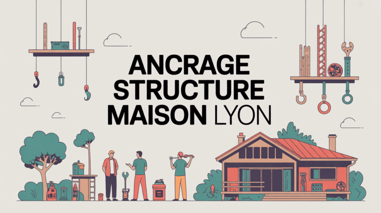 image ancrage structure maison lyon veranda outils