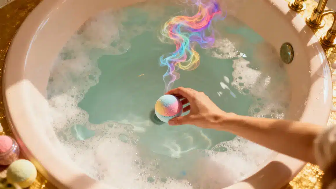 jacuzzi couleurs bath bomb mousse légere spa