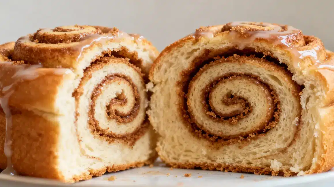 Cinnamon roll moelleux spirale glaçage