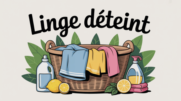 Buanderie familiale linge deteint astuces vinaigre laurier