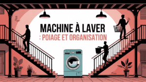 machine a laver poids demenagement immeuble urbain