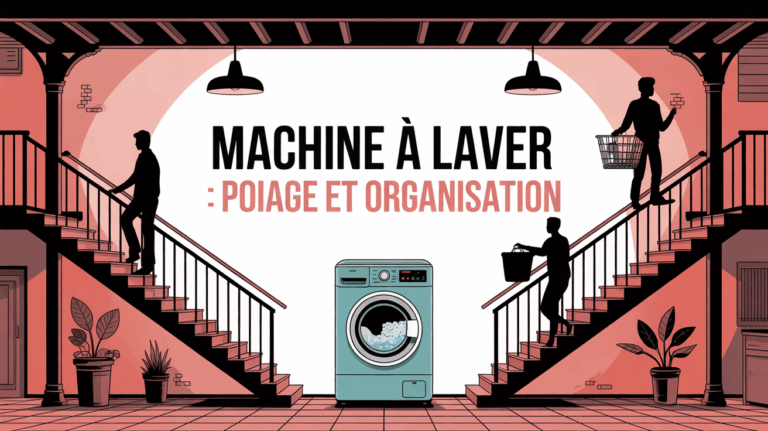 machine a laver poids demenagement immeuble urbain