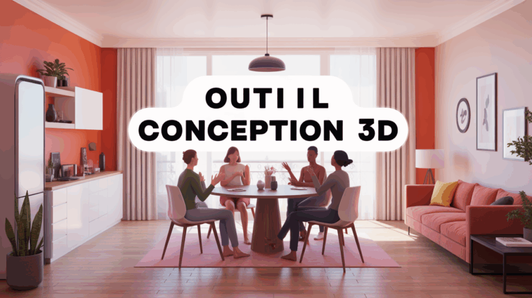 Scène outil conception 3D lyon croquis et déco
