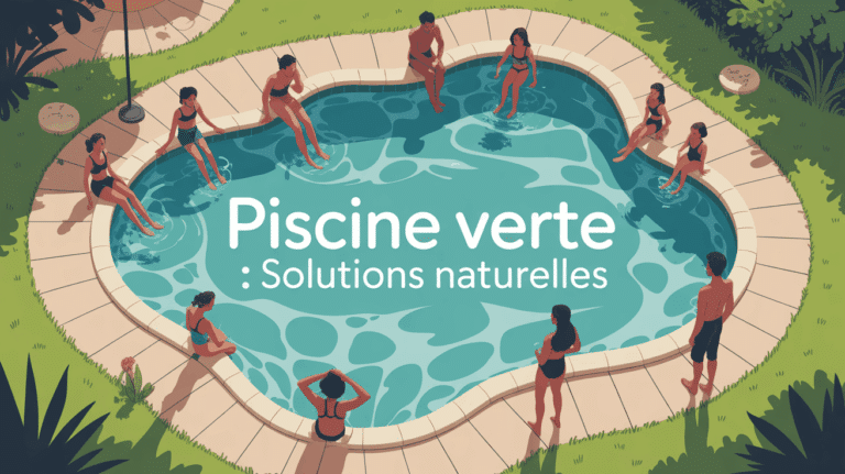 Vue piscine familiale limpide Lyon solutions naturelles