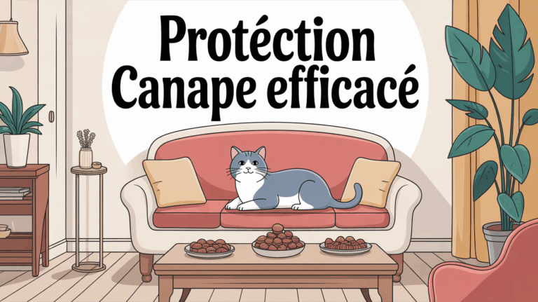 Protection canapé efficace avec chat et pralines à Lyon