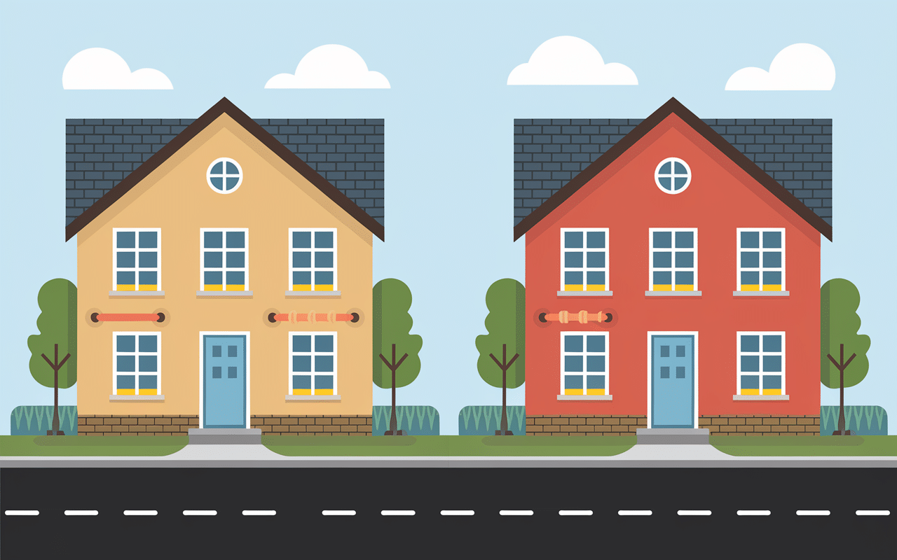 Comparatif deux maisons avec et sans vide sanitaire humidite acces